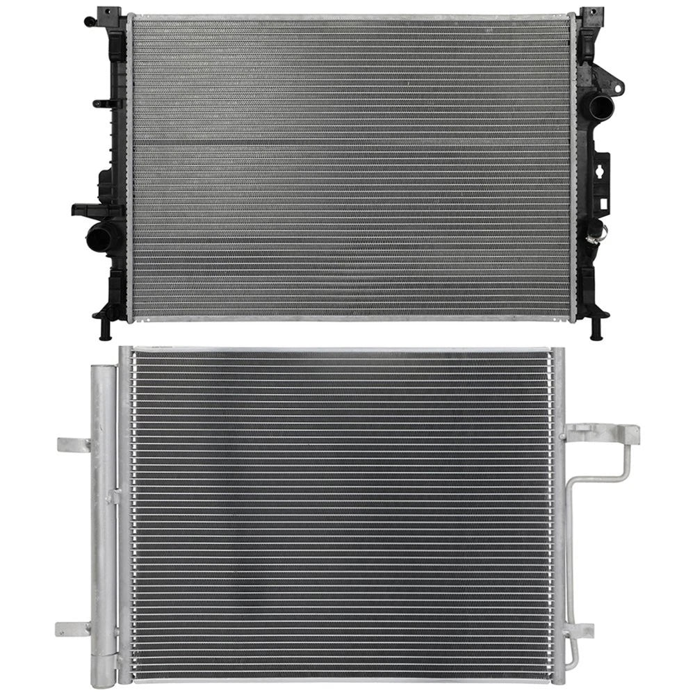 Cooling Kit: Aluminum Radiator & AC Condenser for Ford Escape (2014–2019)