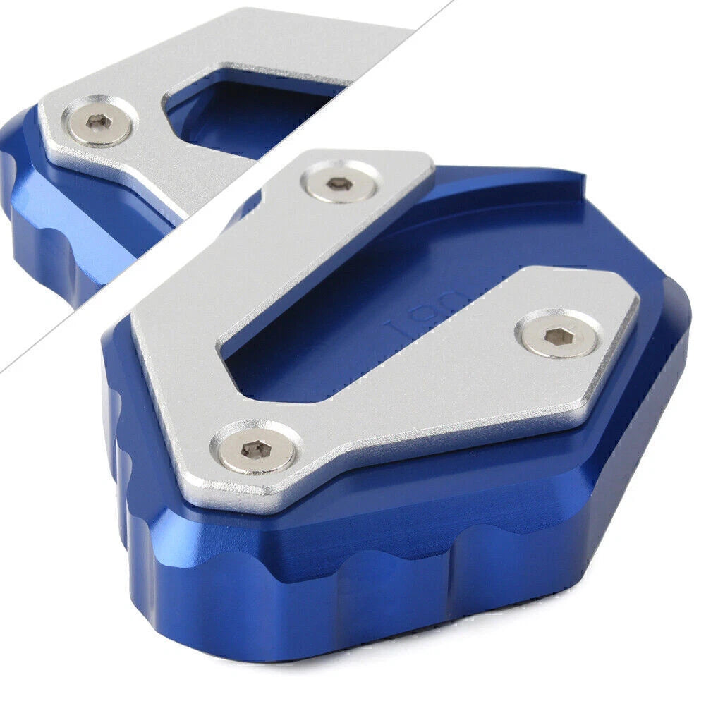 Kickstand Side Stand Plate Extension Pad for Yamaha MT-07 XSR700 (2016–2017) Blue