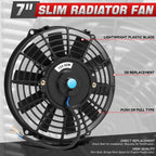 2X Slim Electric Radiator Fan Relay Kit for Universal Applications