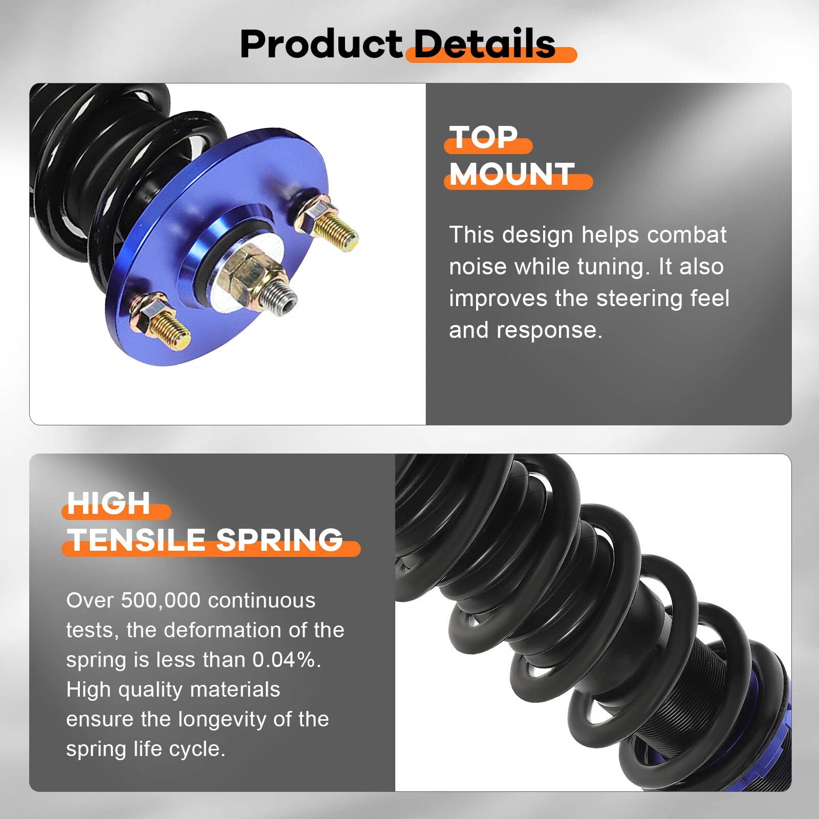 Coilovers for Honda Accord (1998–2002) & Acura TL (1999–2003)