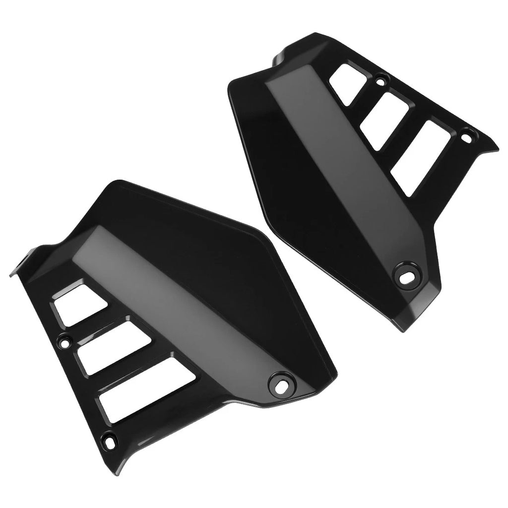 Left + Right Radiator Shrouds for Honda ATC250R (1985–1986) Black Plastic Guards
