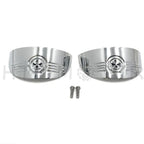 Skull Turn Signal Visors for Harley FXRT (1986–1992), FLST (1986–1990), FLSTC (1988–2017), FLHR (1994–2017)