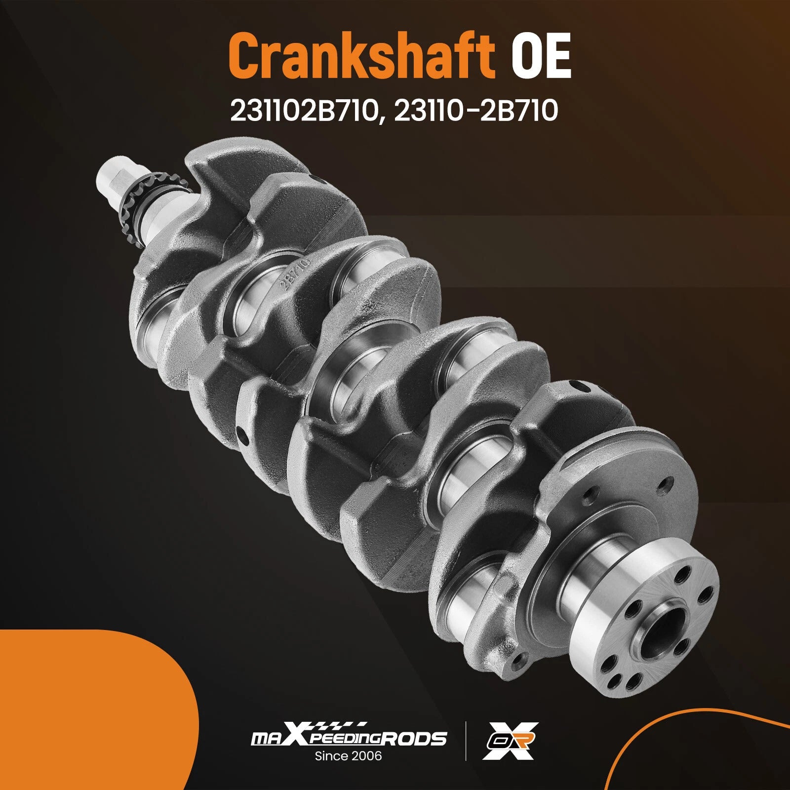 Engine Crankshaft & Bearing Kit for Hyundai Kia 1.6 Turbo