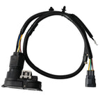 Trailer Hitch Wiring Plug Harness Kit for Ford Transit 150 250 350 (2015–2019)