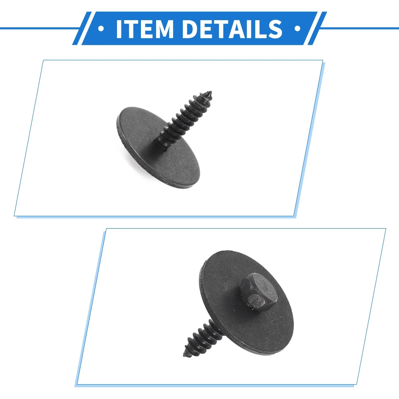 20 x Car Fender Liner Splash Shield Bumper Cover Screws for Mercedes-Benz A220