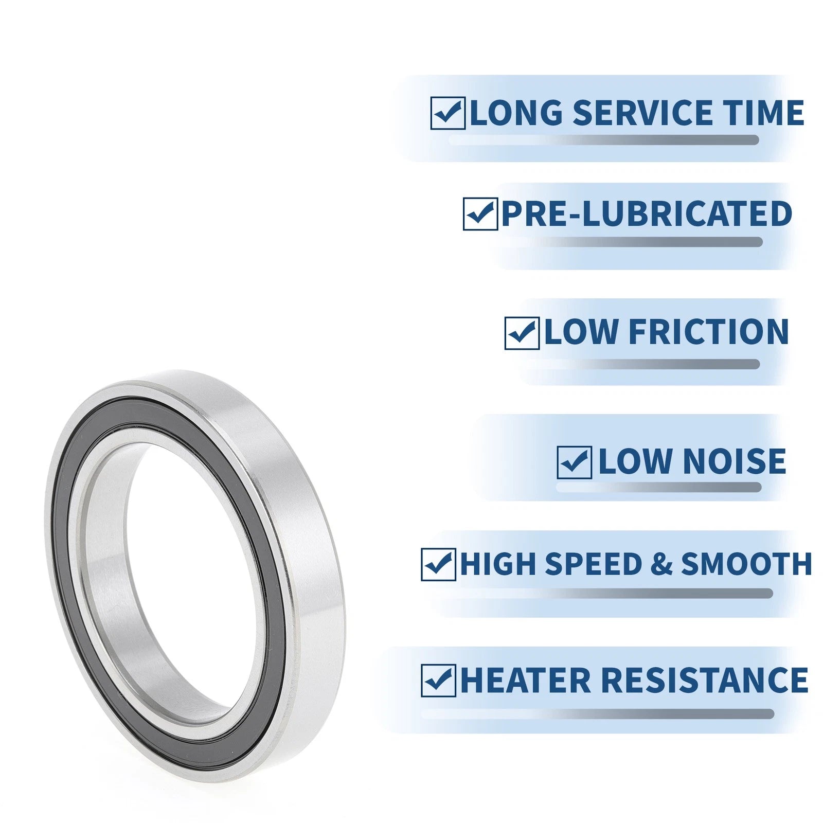 Deep Groove Ball Bearing P5 for Scooter Skateboard Wheel (55x80x13mm)