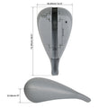 5" Stretched 4.7gal Gas Fuel Tank for Harley Electra Glide