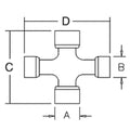 Cross & Bearing Kit for A-201 (Extended Lube)