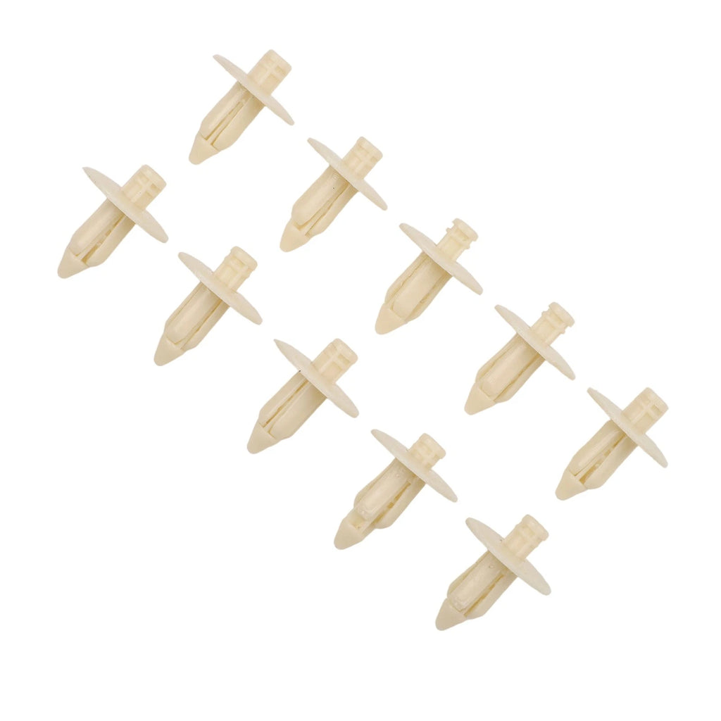 10X Plastic Push Rivets for Car Trim Clip Cover Door Hole