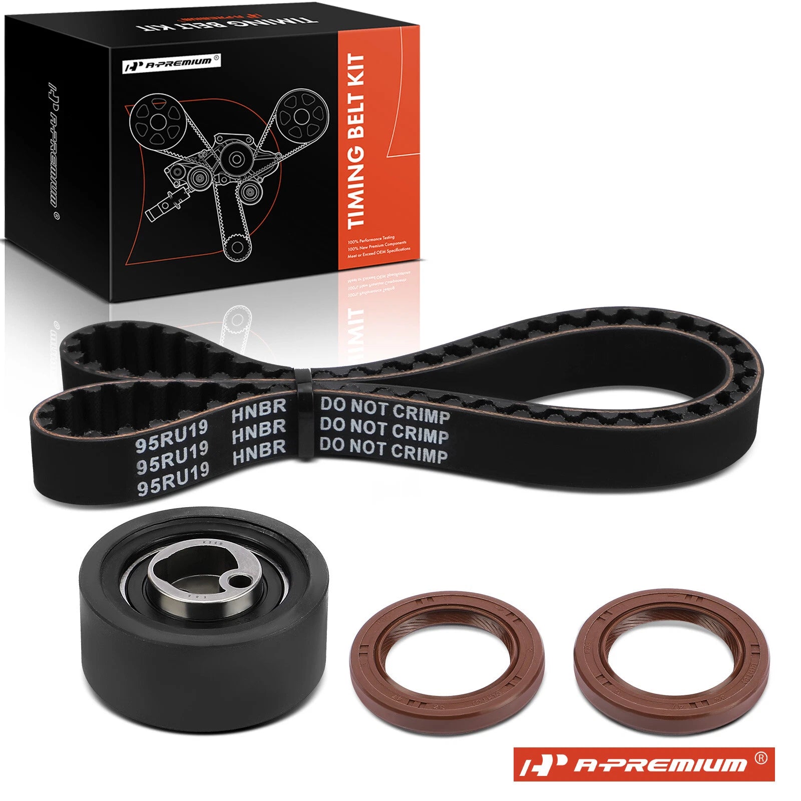 4x Timing Belt Kit for Chevrolet Tracker (1989–1991) for Suzuki Sidekick (1989–1991)