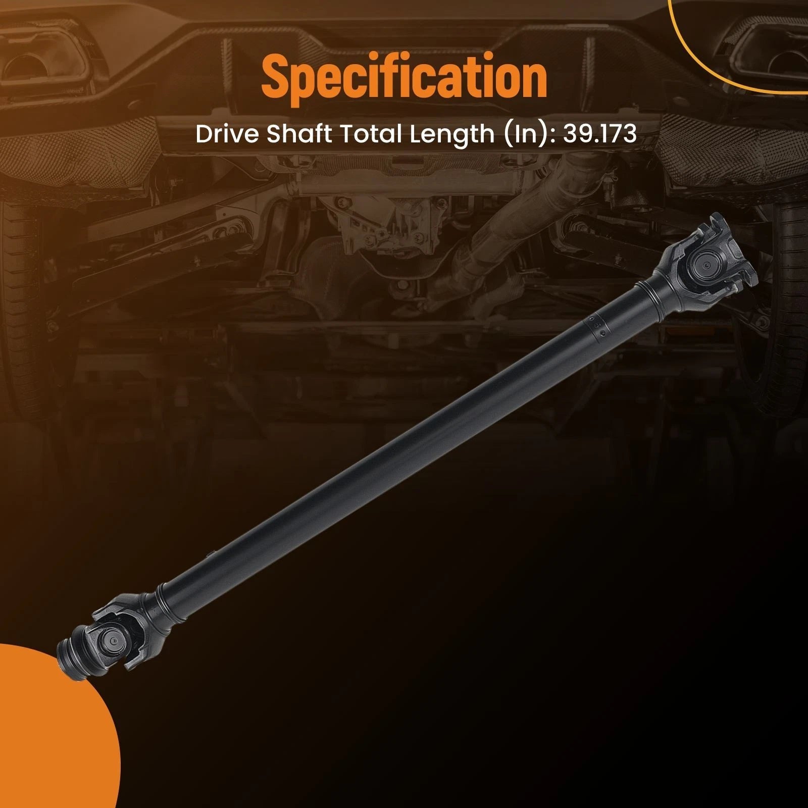 Front Drive Shaft Propshaft Assembly for Dodge Ram 4500 6.7L (2008–2010) 938-169