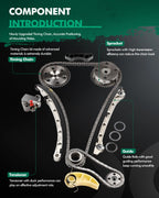 Timing Chain Kit for Mazda 3 6 CX-7 2.3L L4 Turbo (2007–2013)