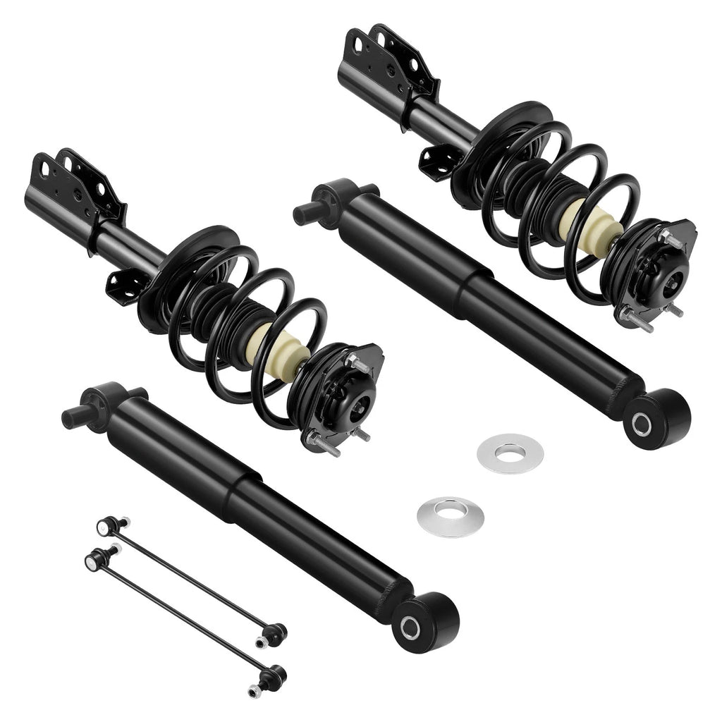 Front Struts w/Coil Spring & Rear Shocks for Saturn Outlook, Chevy Traverse (2008-2017)