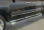 Chrome Running Boards for Chevy Silverado GMC Sierra Crew Cab (2007-2018)