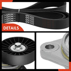 2X Serpentine Belt Drive Component Kit for Chevy Camaro (1995-1997)