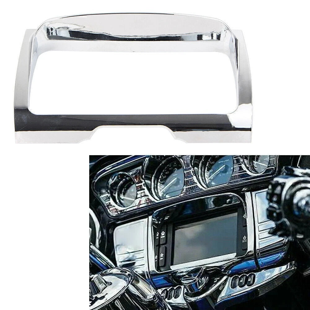 Vivid Radio Trim Bezel for Harley (Chrome)