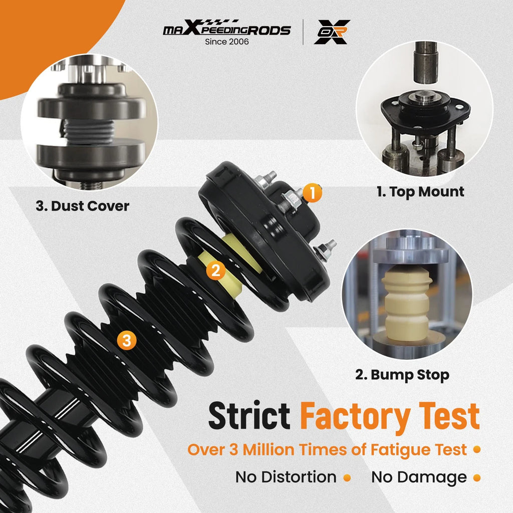 Complete Shocks Struts Coil Spring for Ford F-150 RWD (2004–2008)