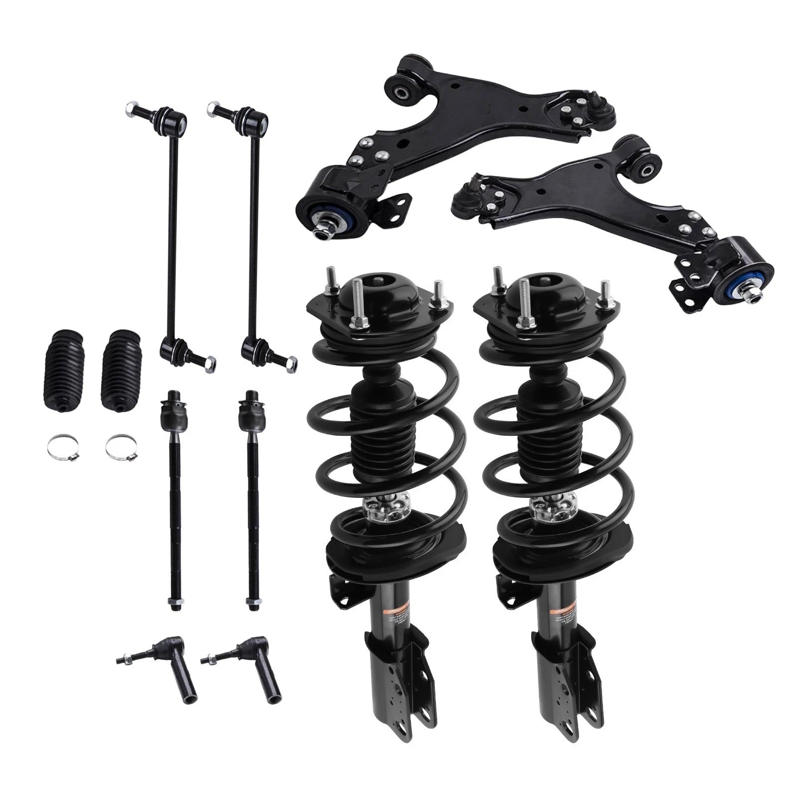 14PC Suspension Kit for Chevrolet Traverse (2013–2017) - Struts & Control Arms