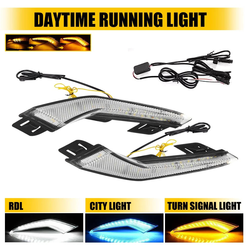 2X LED Daytime Running Fog Lights for Toyota Corolla LE (2020–Present)