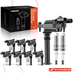 Set of 8 Ignition Coils and 16 Iridium Spark Plugs for Jeep Grand Cherokee (2005)
