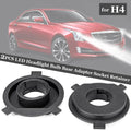2 x H4 LED Car Headlight Bulb Base Adapter Socket Retainer Holder for Cars