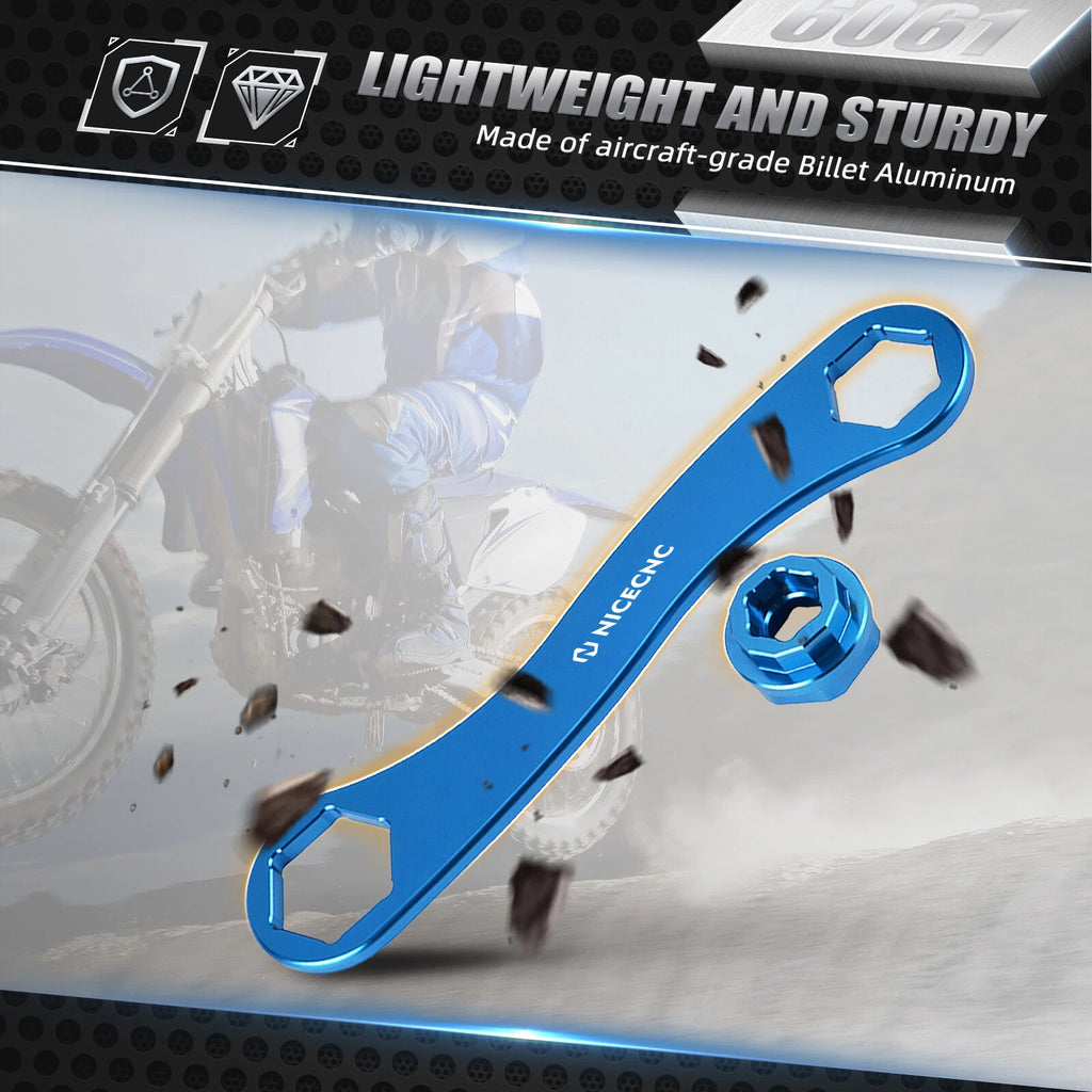 30mm Axle Wrench Nut Removal Tool for Yamaha WR WRF YZ YZF (125–450)