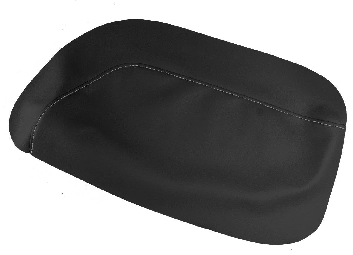 Leather Console Lid Armrest Cover for Toyota Camry (2018–2021) Gray Stitch