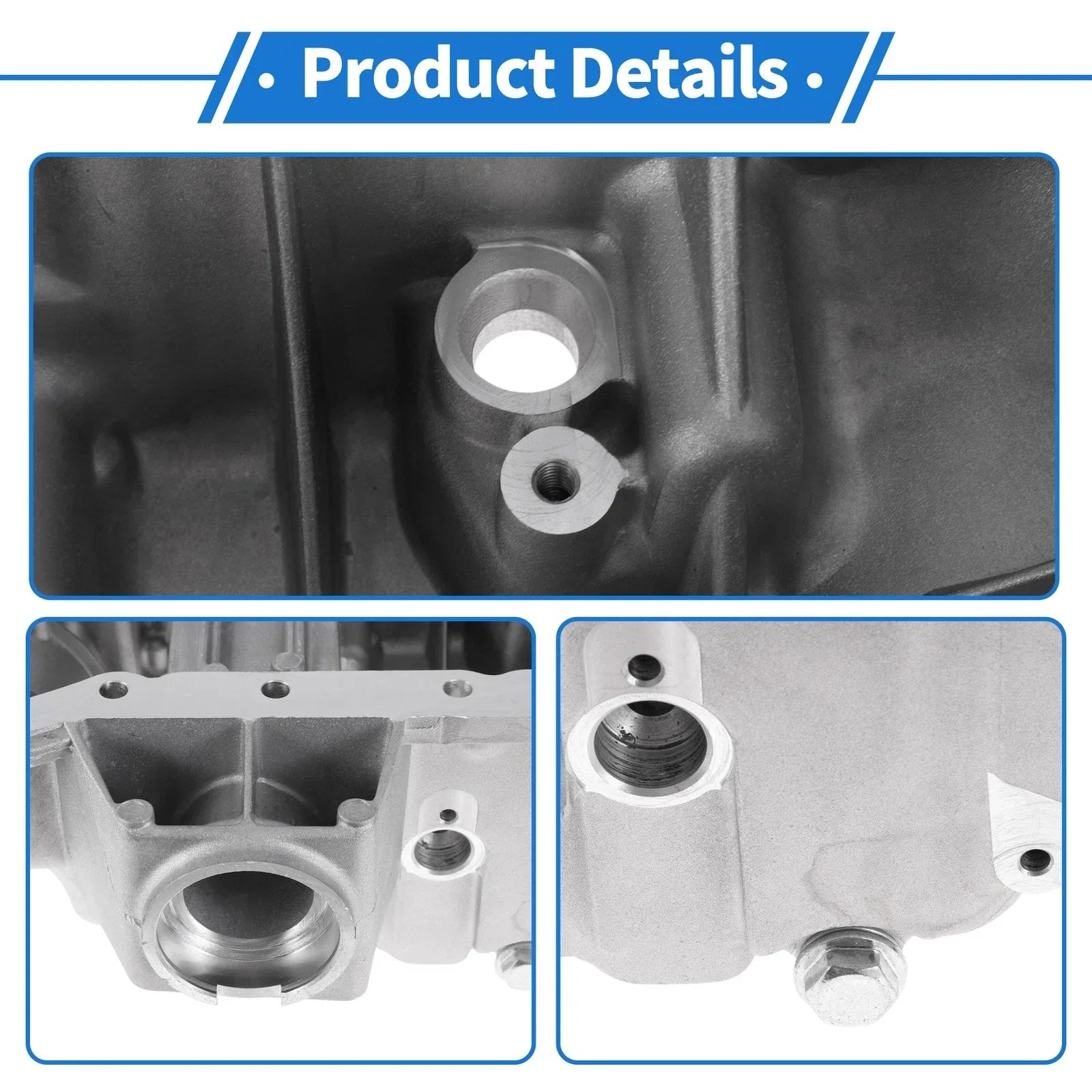 Engine Oil Pan for Mercedes-Benz C230 Aluminum Alloy (2001-2007)