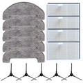 Mop Cloths and Filter Side Brush for BPMIO B15 B15 Plus (2018–2021)