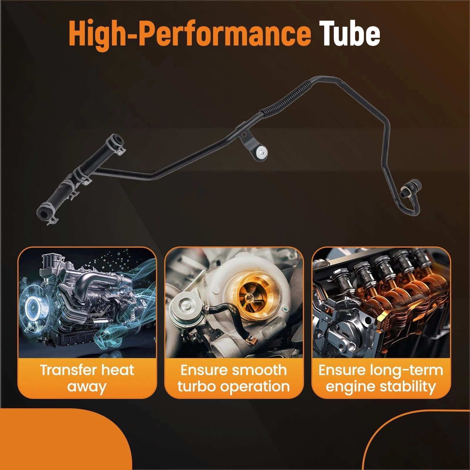 Coolant Supply Line for Ford Taurus Explorer Lincoln MKS (2009-2019) Turbo