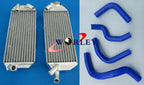 Aluminum Radiator & Blue Hose for Suzuki DRZ400E (2005-2007)