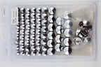 Chrome Bolt Toppers Caps for Harley Davidson Dyna Glide (1991–2012)