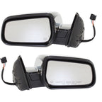 Power Mirror Set of 2 for Chevy Equinox (2010–2017) Heated Chrome Manual Folding