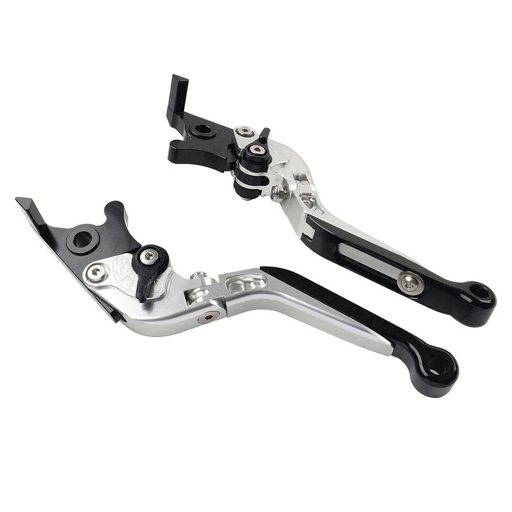 Extendable Brake Clutch Levers for BMW F900R F900XR F750GS F850GS (2019–2023) Silver