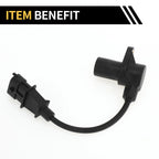Crankshaft Position Sensor for KIA K2500 2010 (No. 391804A800) 1 Pc Black