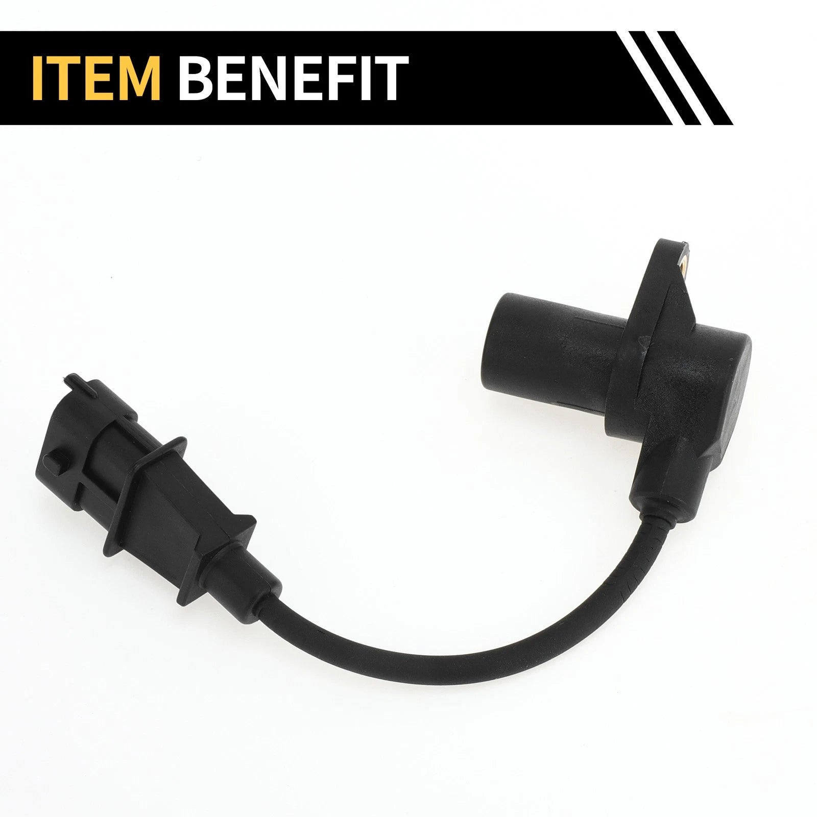 Crankshaft Position Sensor for KIA K2500 2010 (No. 391804A800) 1 Pc Black