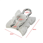 4 Pcs Window Regulator Sliding Pivot Clips for BMW E32 E34 E36 E92 E93 (1982-2013)