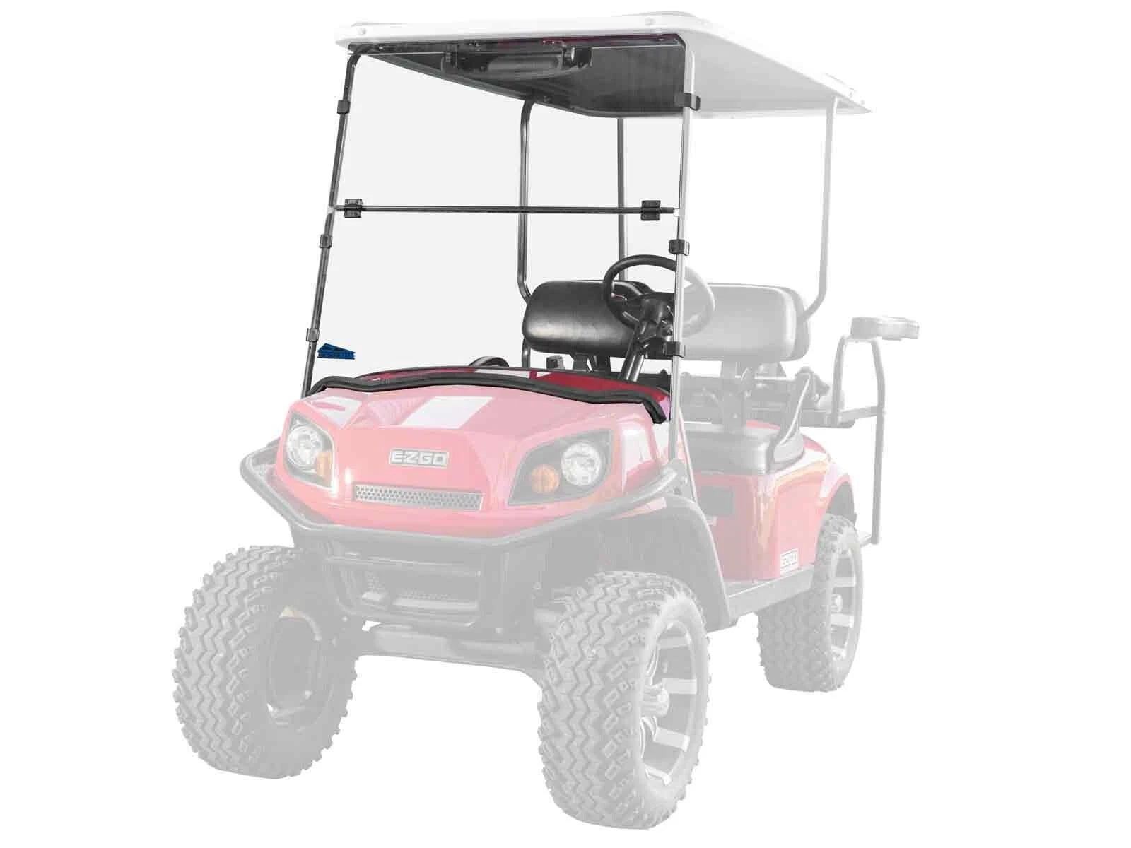 Flip Down Windshield for E-Z-Go Express (Scratch Resistant)
