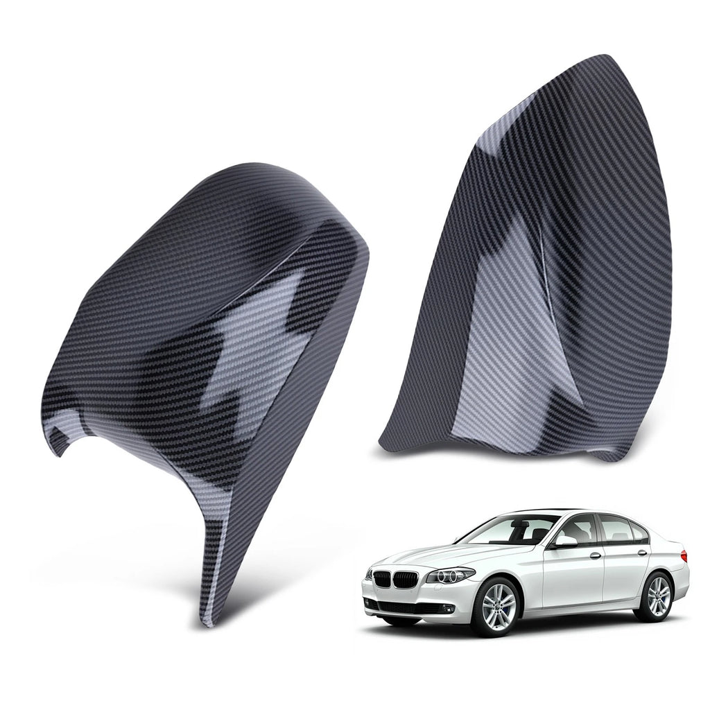 Side Mirror Cover Caps for BMW 5-Series F10 F11 (2011–2017) 51167216369 51167216370