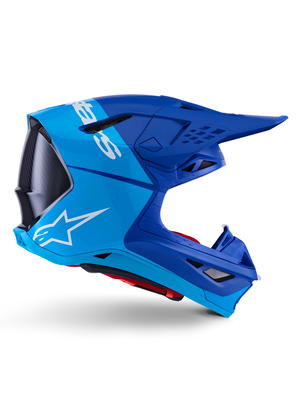 Alpinestars Supertech M10 Flood Helmet for Offroad (2X-Large, Metallic Blue)