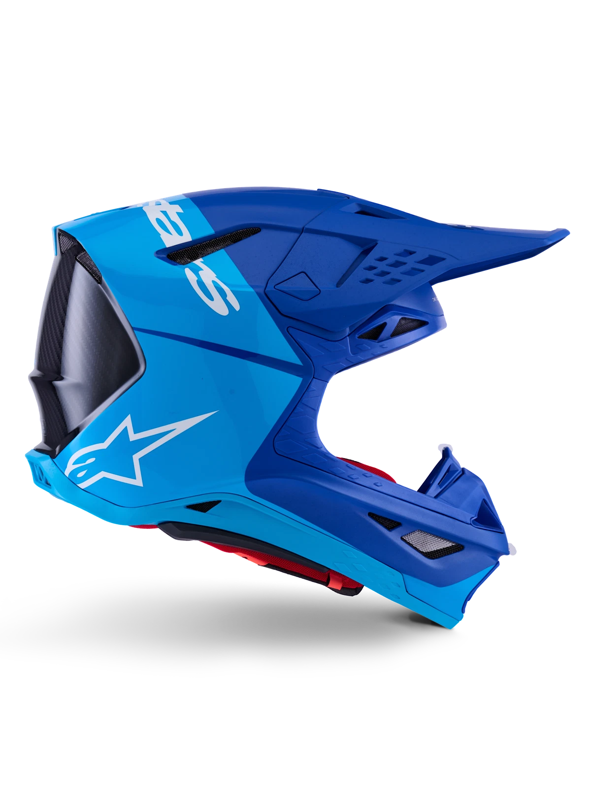 Alpinestars Supertech M10 Flood Helmet for Offroad (2X-Large, Metallic Blue)