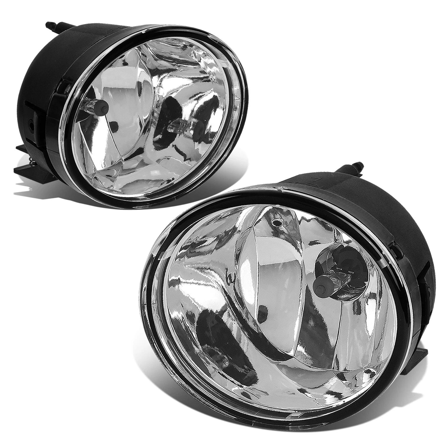 Clear Lens Chrome Housing Fog Light Lamps for Nissan Armada Titan (2005–2015)