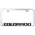 Mirrored License Plate Frame - Officially Licensed for Chevrolet Colorado