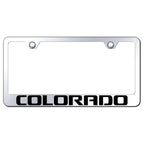 Mirrored License Plate Frame - Officially Licensed for Chevrolet Colorado