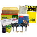Set of 4 Double Platinum Spark Plugs for Audi (Hitachi, Denso)