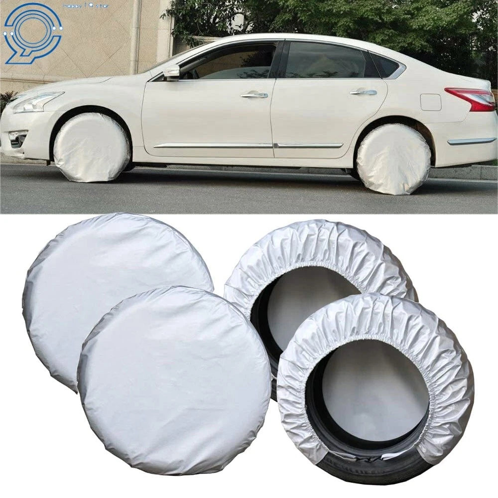 Set of 4 Tire Covers for RV Travel Trailer (27-29 Inch)