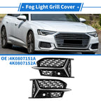 2X Fog Light Grills for Audi A6 (2019–2023) No. 4K0807151A
