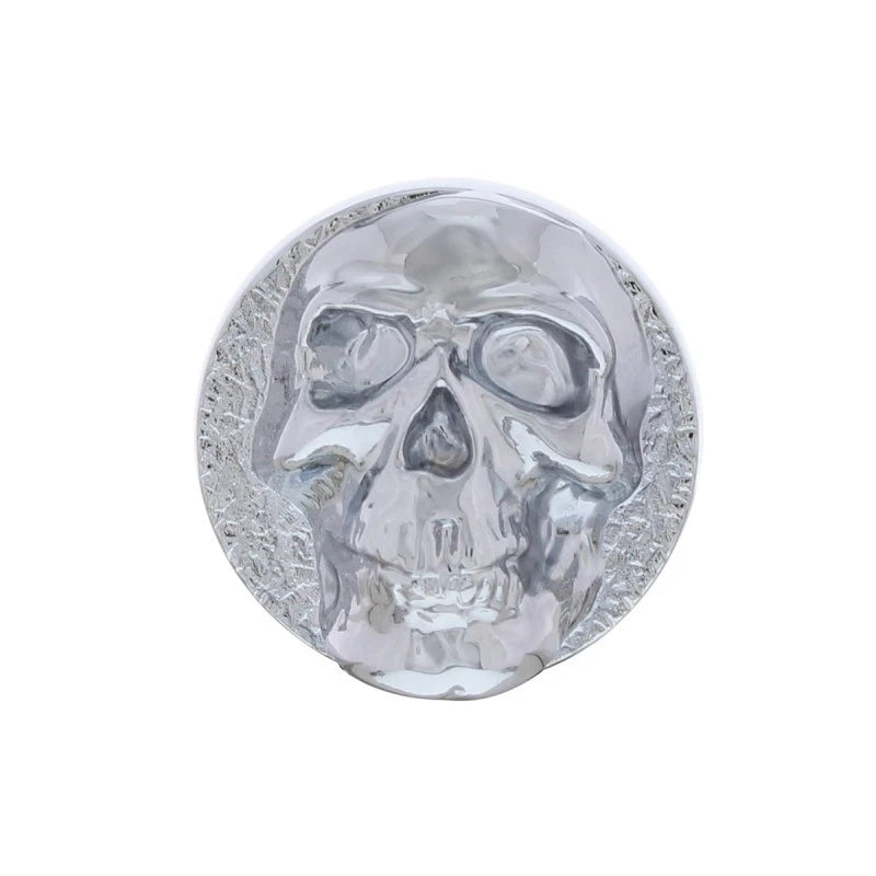 Universal 3D Dash Control Knob for Hot Rod Rat Rod Interior Chrome Skull