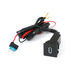 USB-C PD + USB-A QC3.0 Fast Charger Kit for Isuzu D-Max Mazda BT50 (2020–2024)