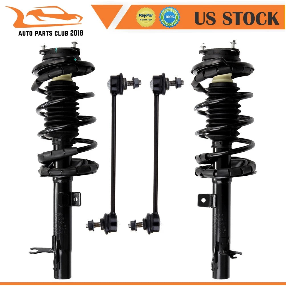 Front Struts Assembly & Sway Bar End Link for Ford Focus (2000–2005)